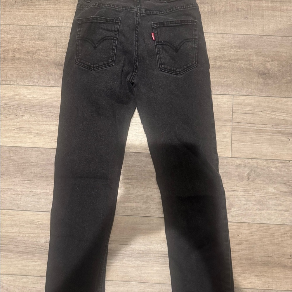 Levi's Men's Dark Charcoal Straight Jeans